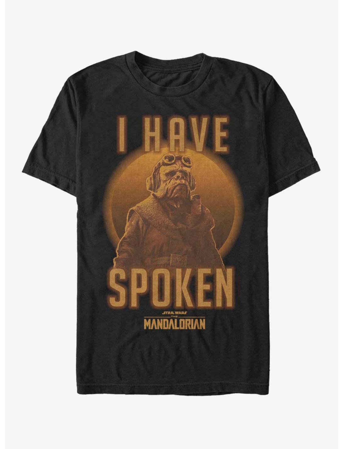 Star Wars The Mandalorian Kuill Has Spoken T-Shirt, BLACK, hi-res