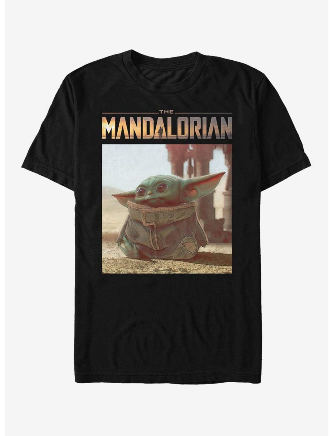 Star Wars The Mandalorian The Child All Smiles T-Shirt, BLACK, hi-res