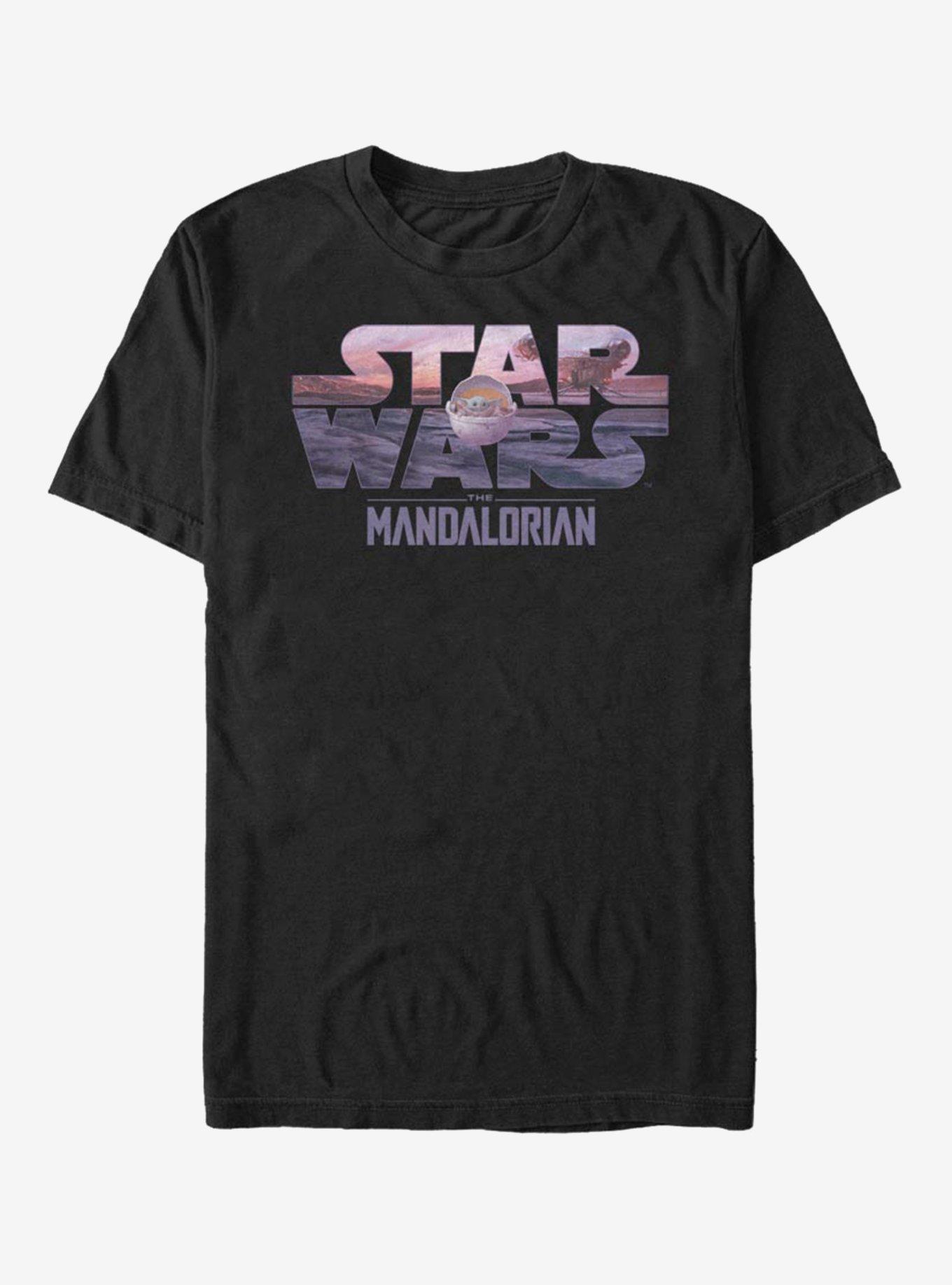 Star Wars The Mandalorian The Child Logo Fill T-Shirt, , hi-res