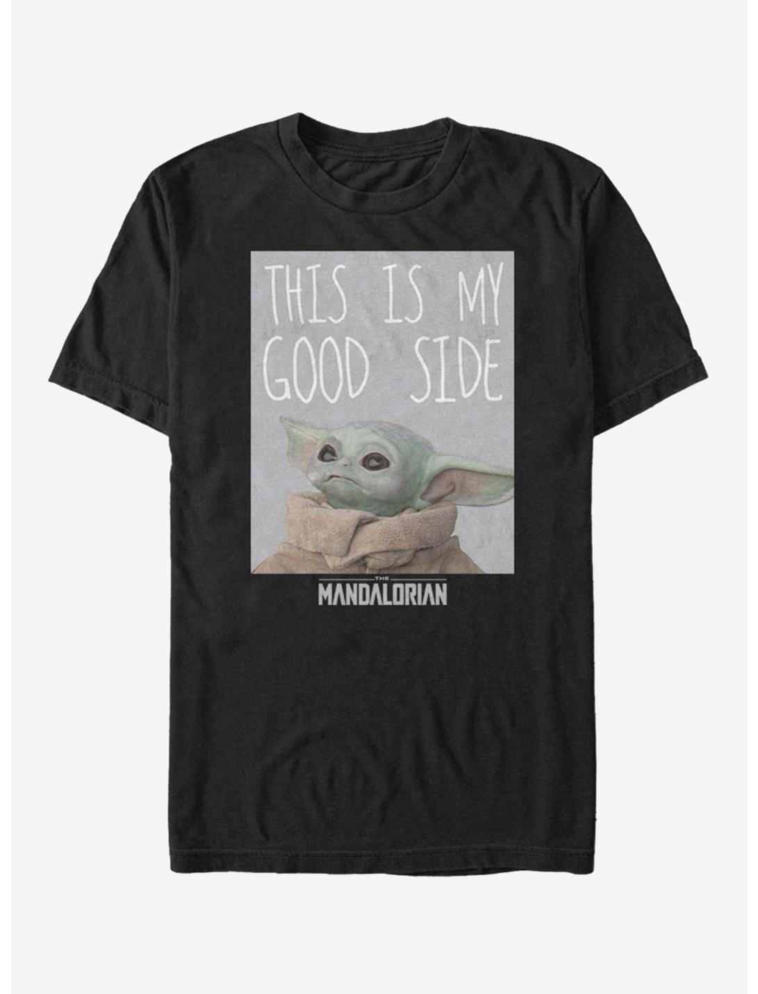 Star Wars The Mandalorian The Child My Good Side T-Shirt, BLACK, hi-res