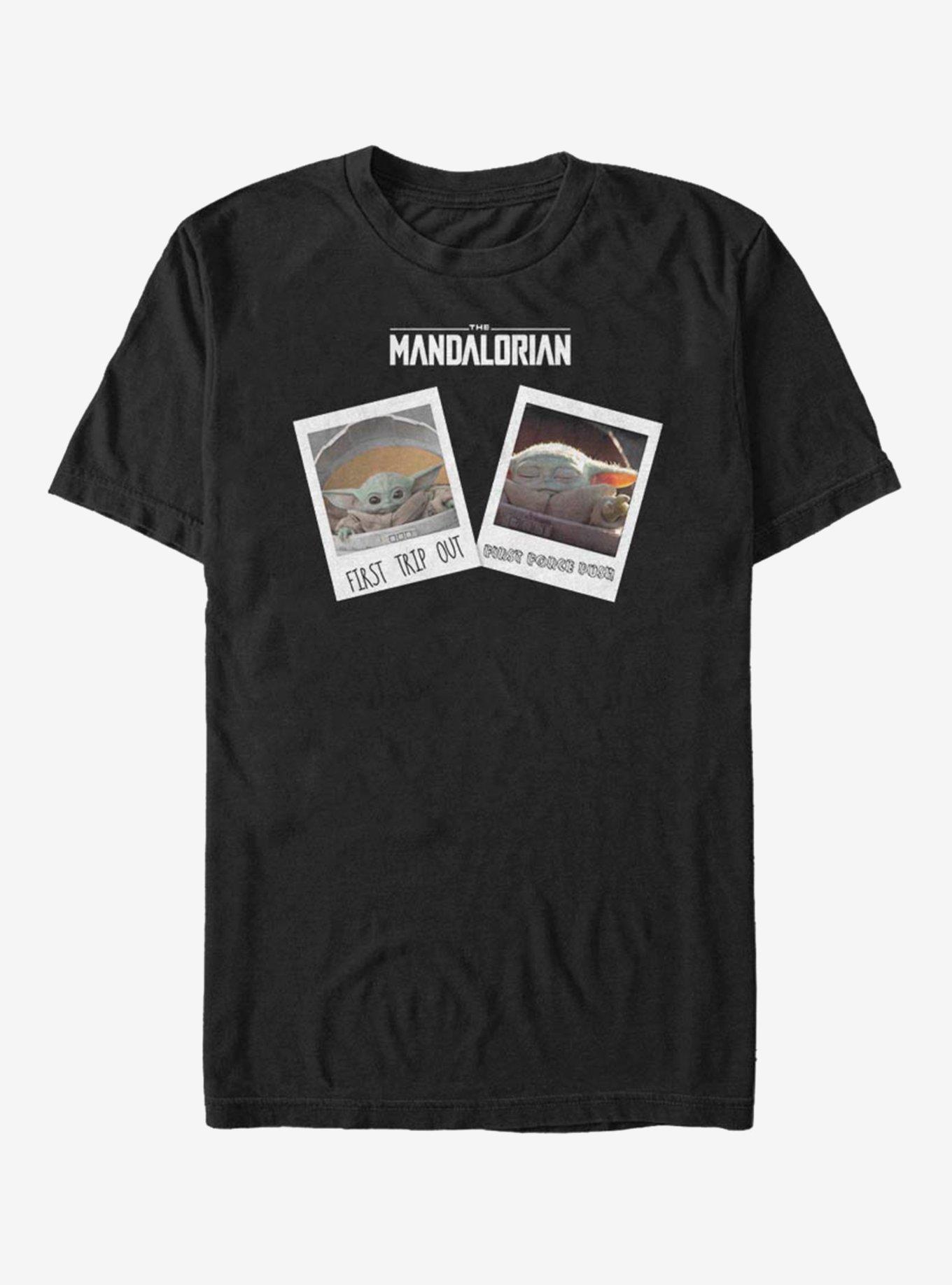 Star Wars The Mandalorian The Child Travel Pics T-Shirt, BLACK, hi-res