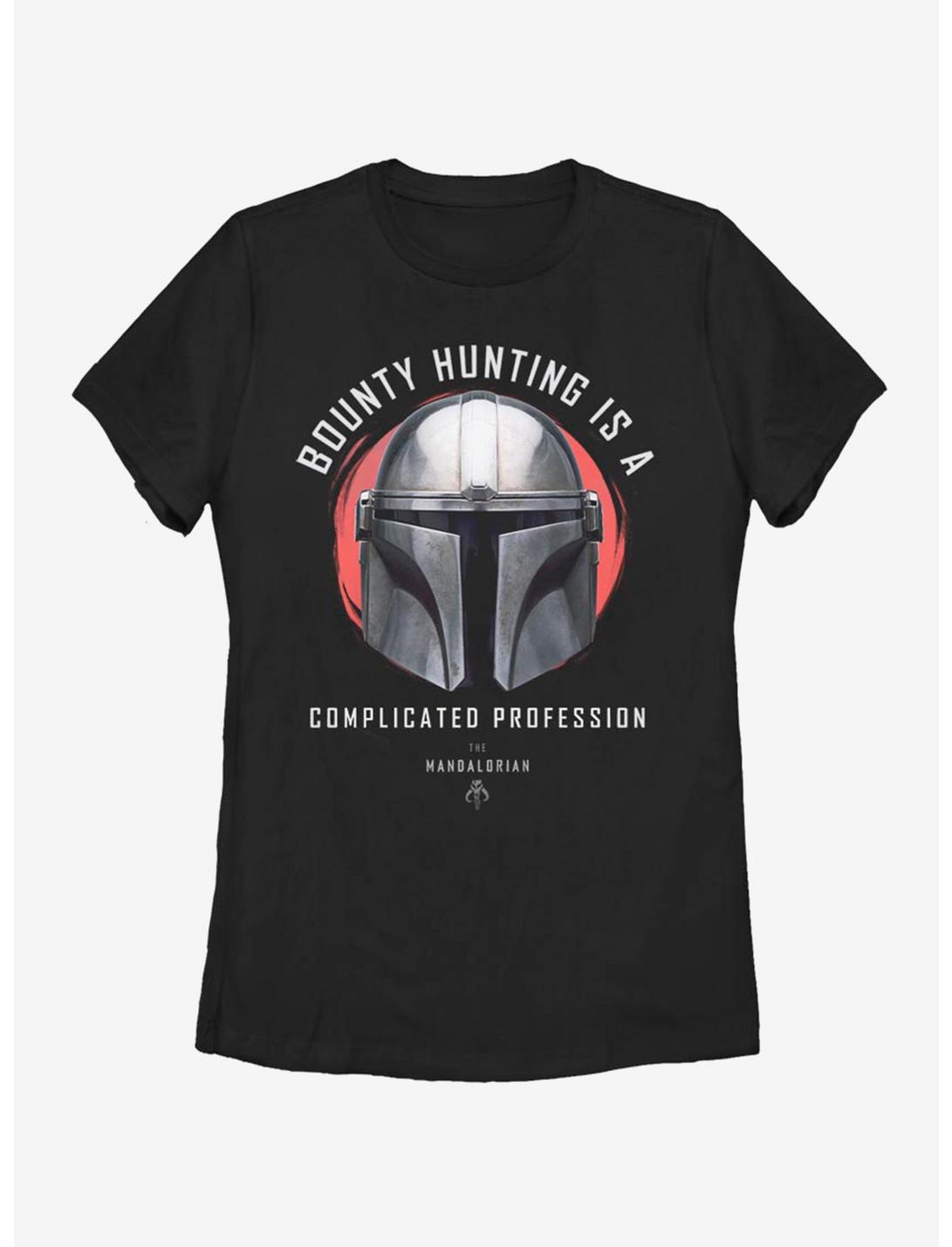 Star Wars The Mandalorian Bounty Hunting Womens T-Shirt, BLACK, hi-res