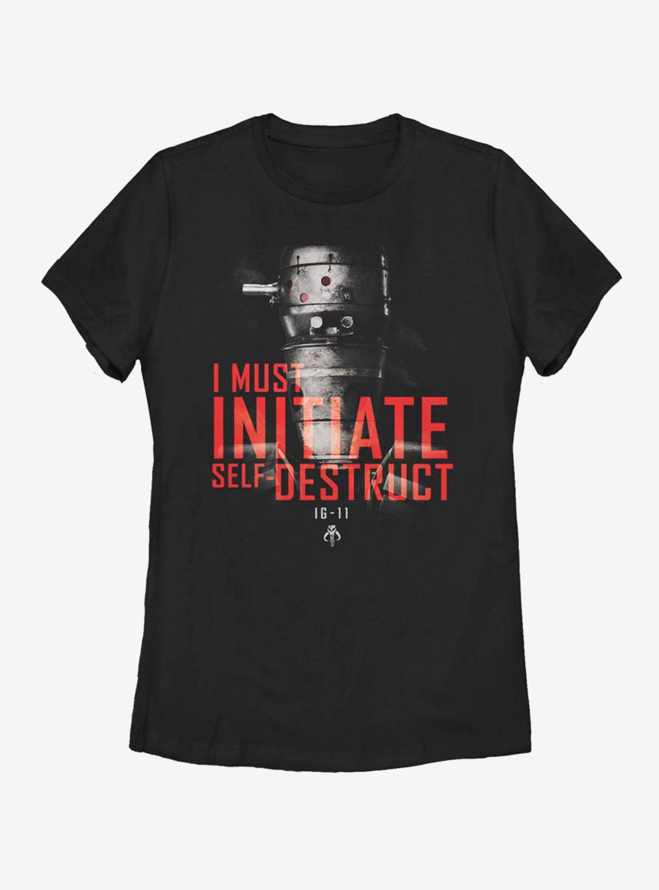 Star Wars The Mandalorian IG-11 Destruct Womens T-Shirt, , hi-res