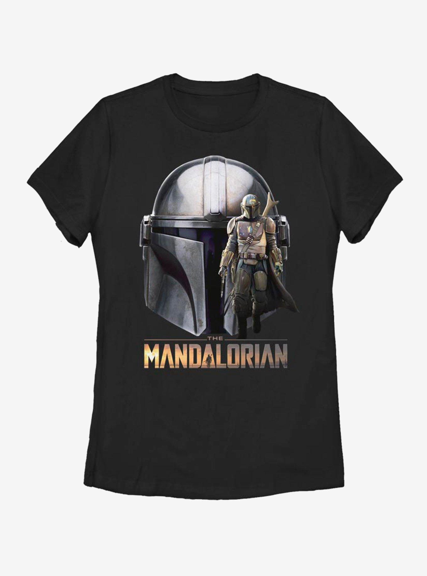 Star Wars The Mandalorian Mando Helmet Womens T-Shirt, , hi-res