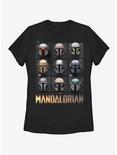 Star Wars The Mandalorian Mando Helmet Boxup Womens T-Shirt, BLACK, hi-res