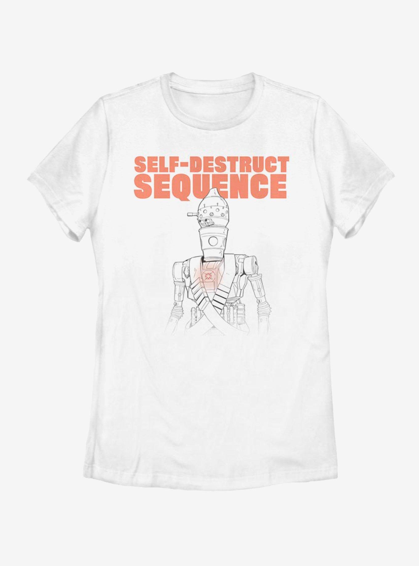 Star Wars The Mandalorian Self Destruct IG-11 Womens T-Shirt, , hi-res