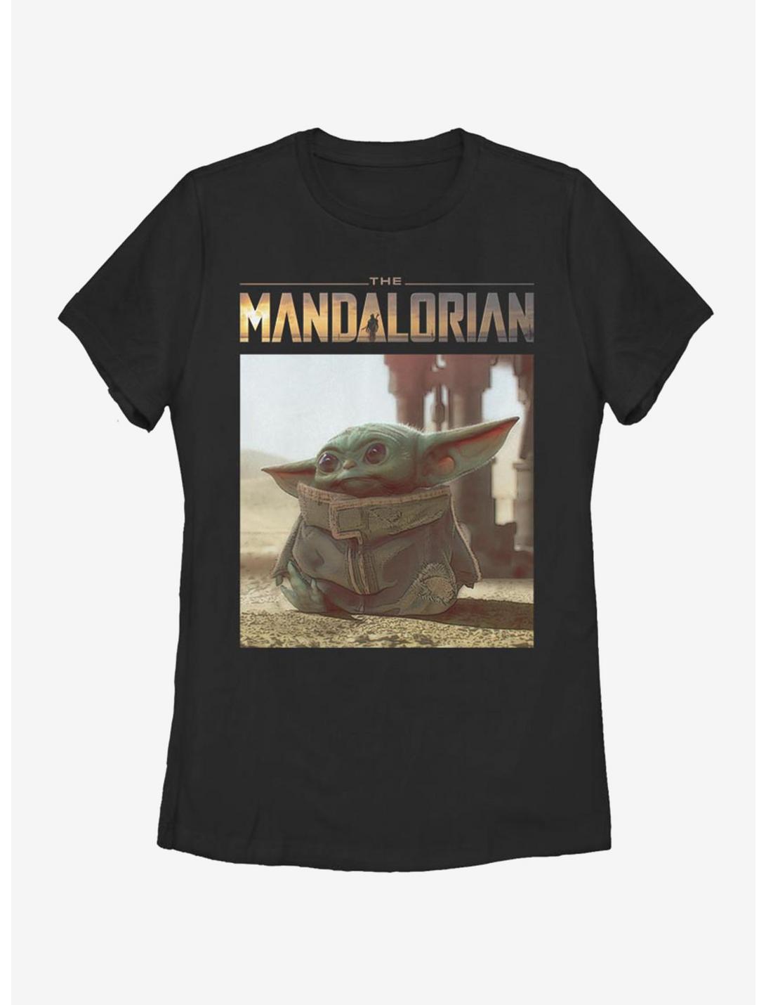 Star Wars The Mandalorian The Child All Smiles Womens T-Shirt, BLACK, hi-res