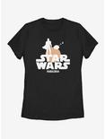 Star Wars The Mandalorian The Child Duo Silhouette Womens T-Shirt, BLACK, hi-res