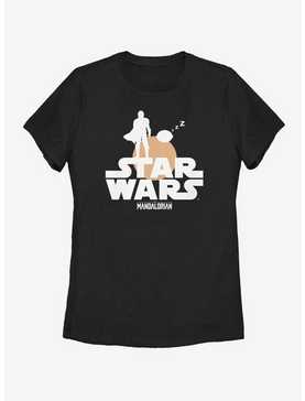 Star Wars The Mandalorian The Child Duo Silhouette Womens T-Shirt, , hi-res