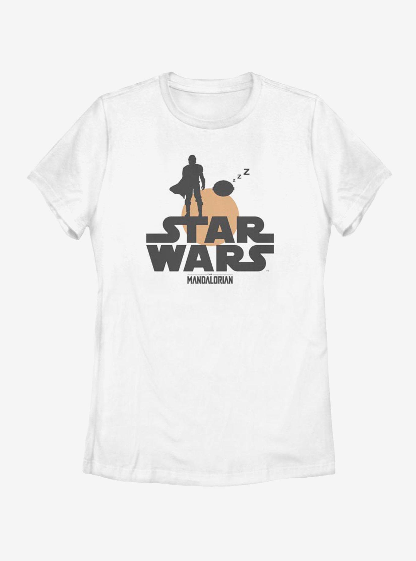 Star Wars The Mandalorian The Child Duo Silhouette Womens T-Shirt, , hi-res