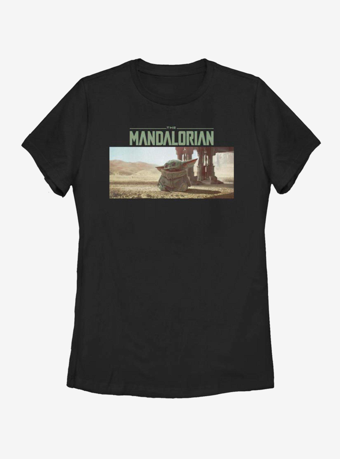 Star Wars The Mandalorian The Child Looking Around Womens T-Shirt, , hi-res