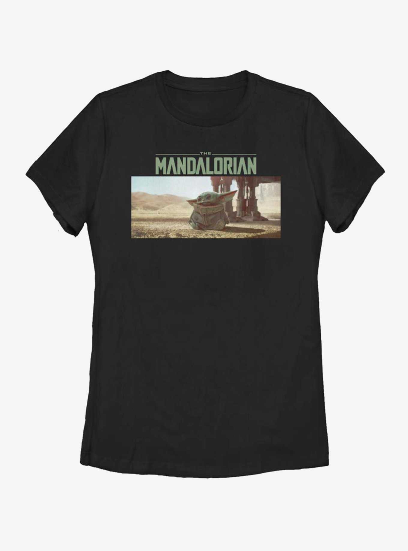 Star Wars The Mandalorian The Child Looking Around Womens T-Shirt, , hi-res