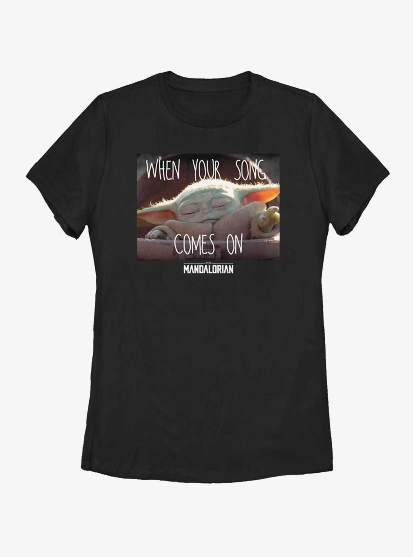 Star Wars The Mandalorian The Child Song Meme Womens T-Shirt, , hi-res