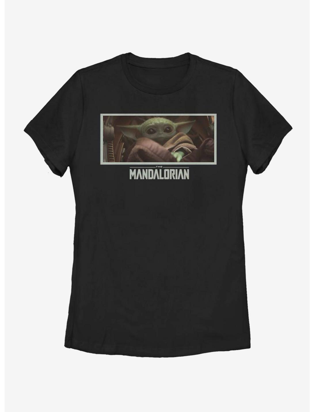 Star Wars The Mandalorian The Child The Stare Womens T-Shirt, BLACK, hi-res