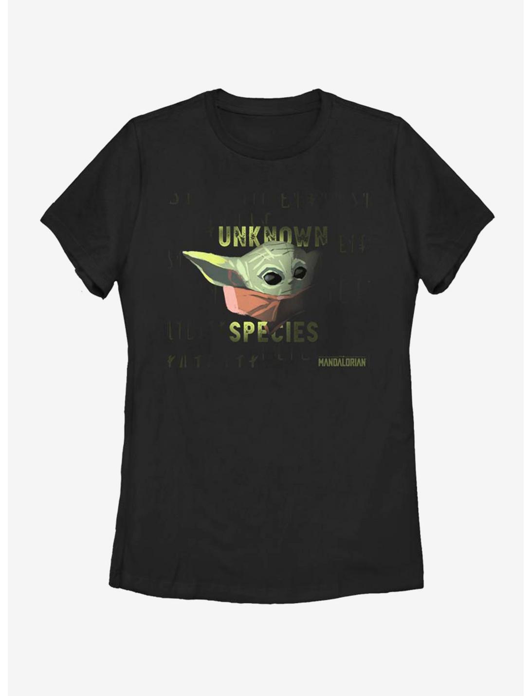 Star Wars The Mandalorian The Child Unknown Species Womens T-Shirt, BLACK, hi-res