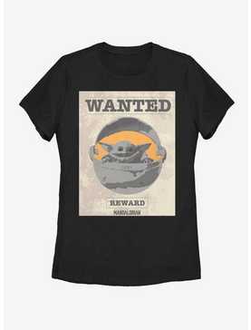Star Wars The Mandalorian The Child Wanted Poster Womens T-Shirt, , hi-res