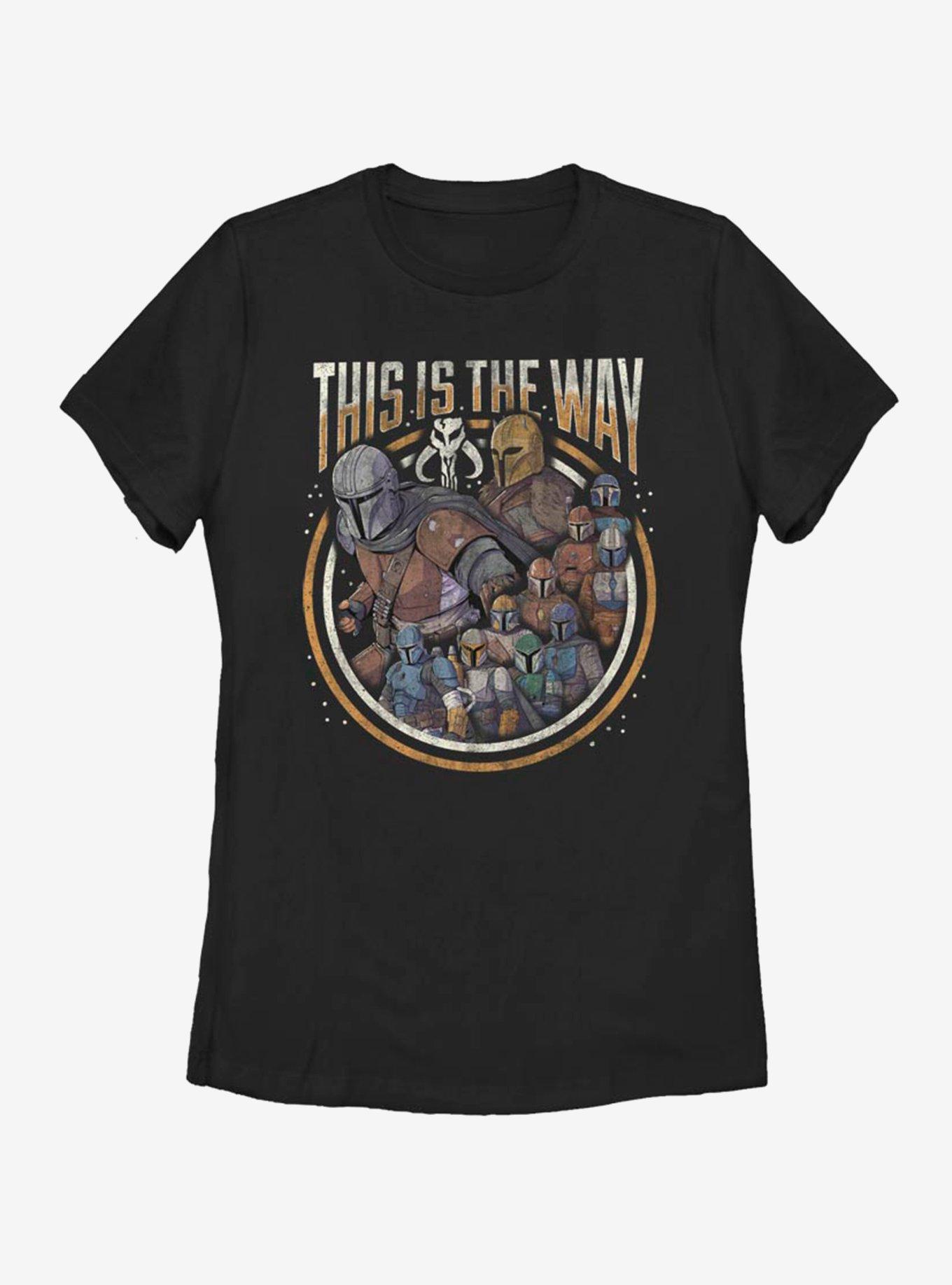 Star Wars The Mandalorian This Is The Way Group Womens T-Shirt, BLACK, hi-res