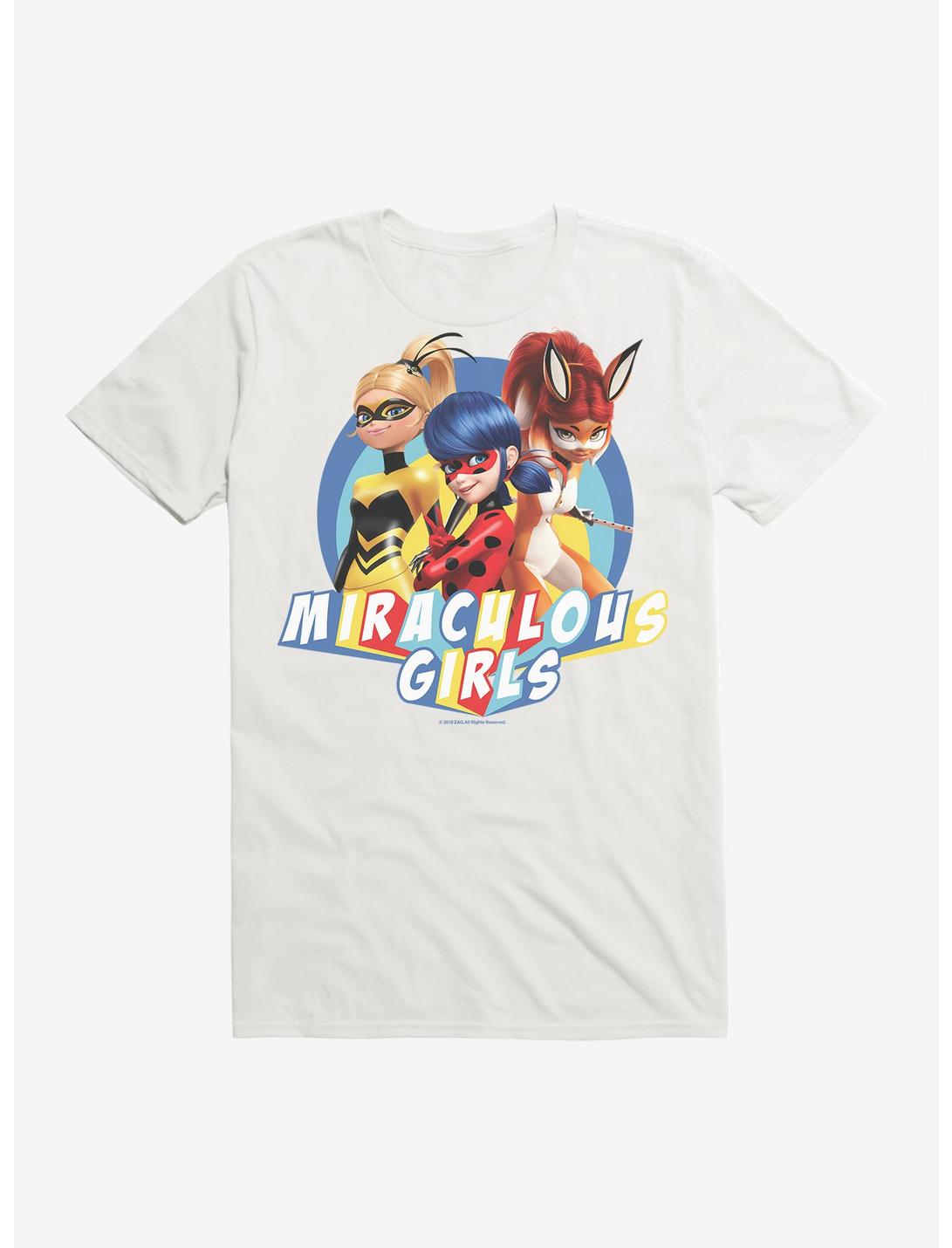 Miraculous: Tales Of Ladybug And Cat Noir Miraculous Trio T-Shirt, WHITE, hi-res