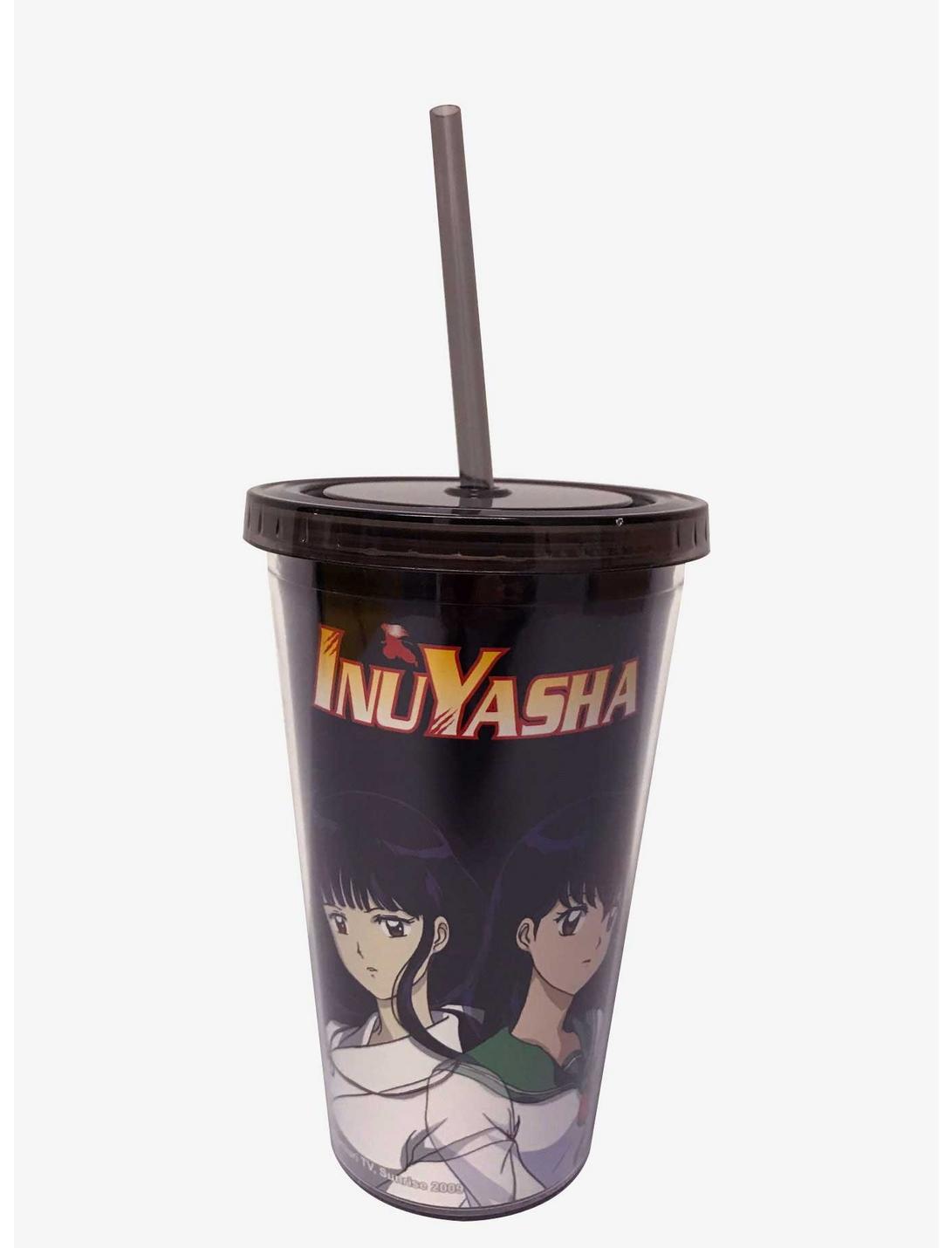 Inuyasha Characters Black Acrylic Travel Cup, , hi-res