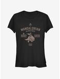 The Mandalorian Blurrg Rider Girls T-Shirt, BLACK, hi-res