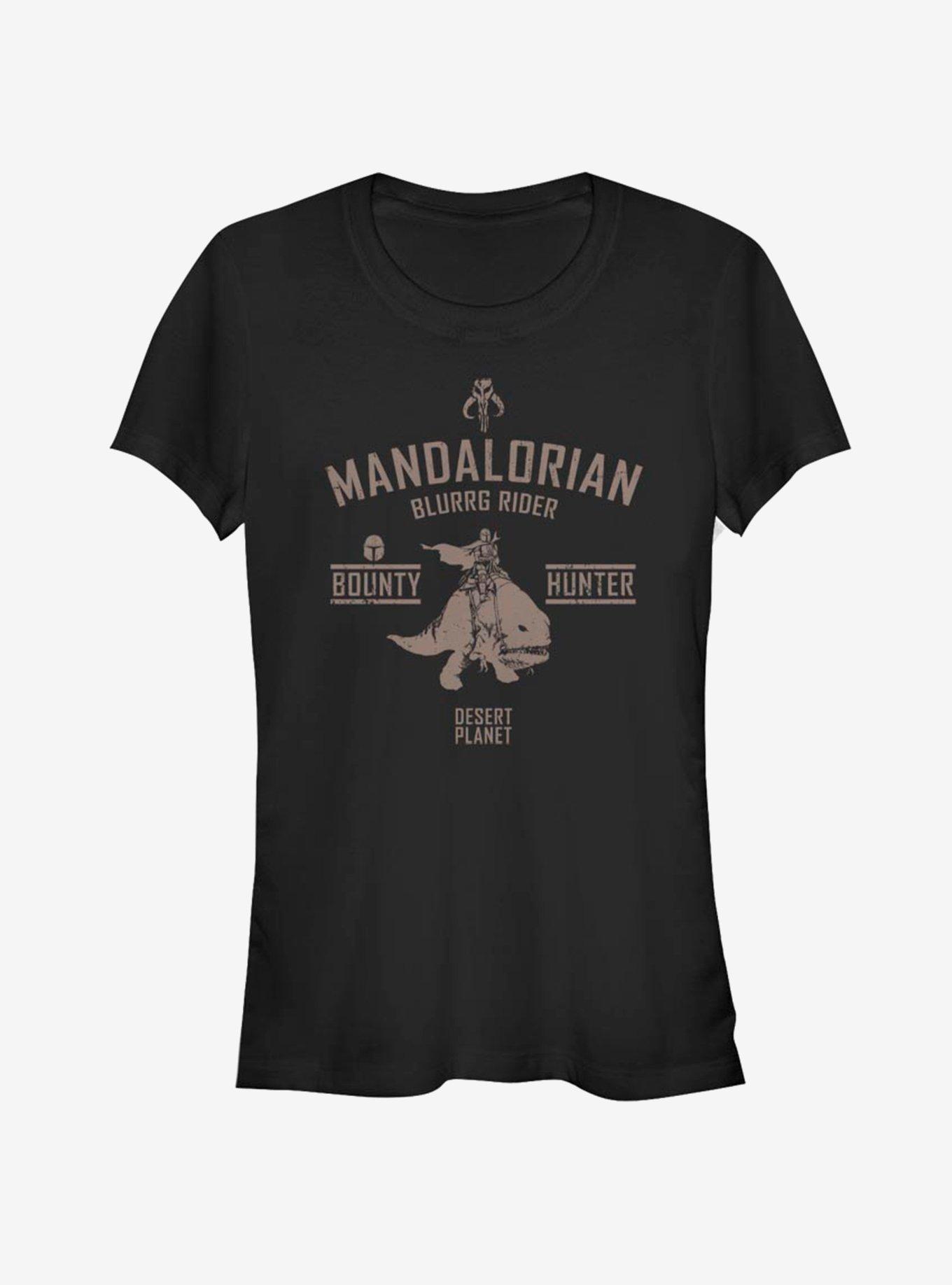 The Mandalorian Blurrg Rider Girls T-Shirt, BLACK, hi-res