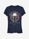 Star Wars The Mandalorian Bounty Goals Girls T-Shirt, NAVY, hi-res