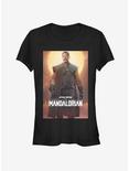 Star Wars The Mandalorian Greef Karga Poster Girls T-Shirt, BLACK, hi-res