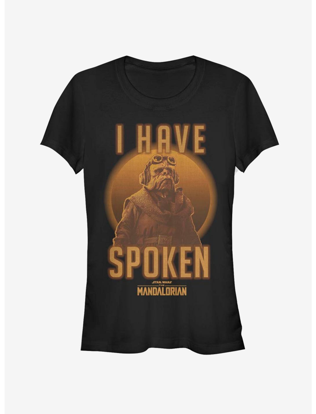 The Mandalorian Kuill Has Spoken Girls T-Shirt, BLACK, hi-res