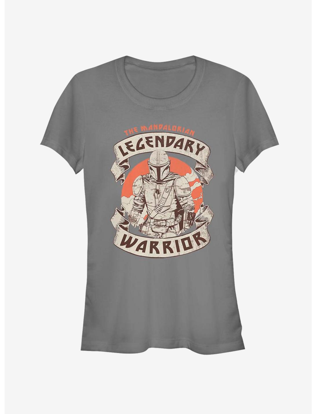 The Mandalorian Lone Hunter Girls T-Shirt, CHARCOAL, hi-res