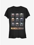 Star Wars The Mandalorian Mando Helmet Boxup Girls T-Shirt, BLACK, hi-res