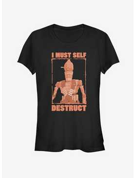The Mandalorian Red Destruct Girls T-Shirt, , hi-res