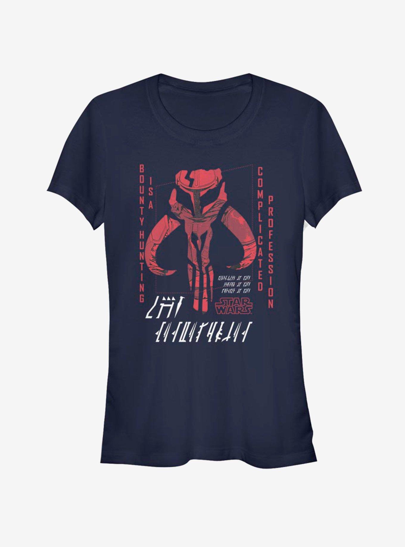 The Mandalorian Retro Vengence Girls T-Shirt, NAVY, hi-res