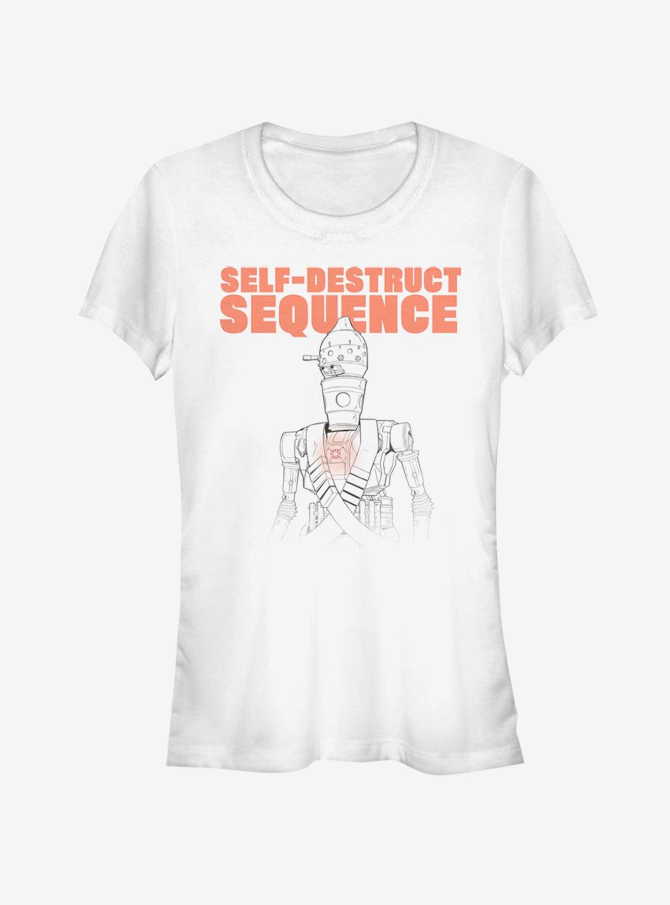 The Mandalorian Self Destruct IG-11 Girls T-Shirt