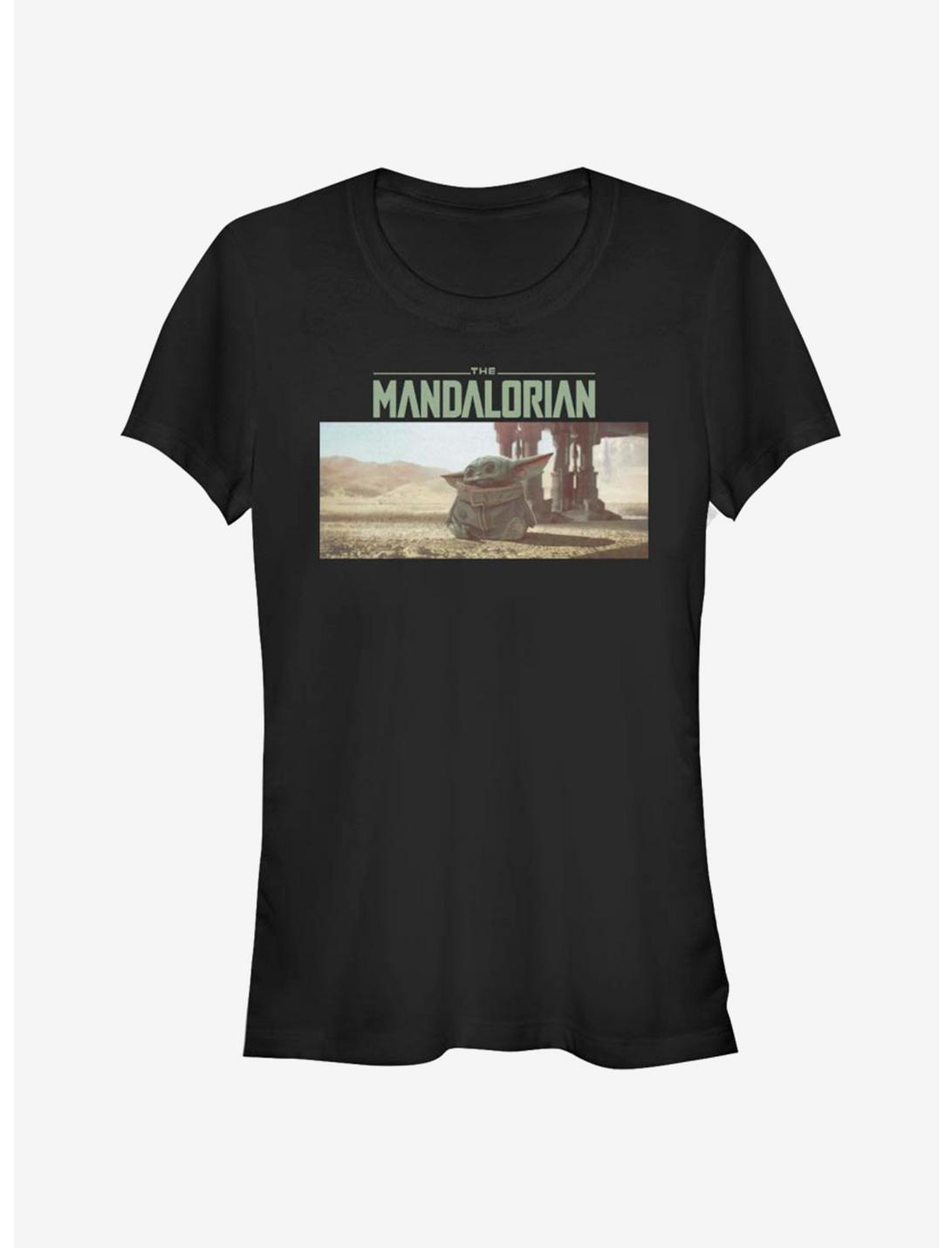 Star Wars The Mandalorian The Child Still Looking Girls T-Shirt, BLACK, hi-res