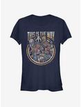 Star Wars The Mandalorian This Is The Way Group Girls T-Shirt, NAVY, hi-res