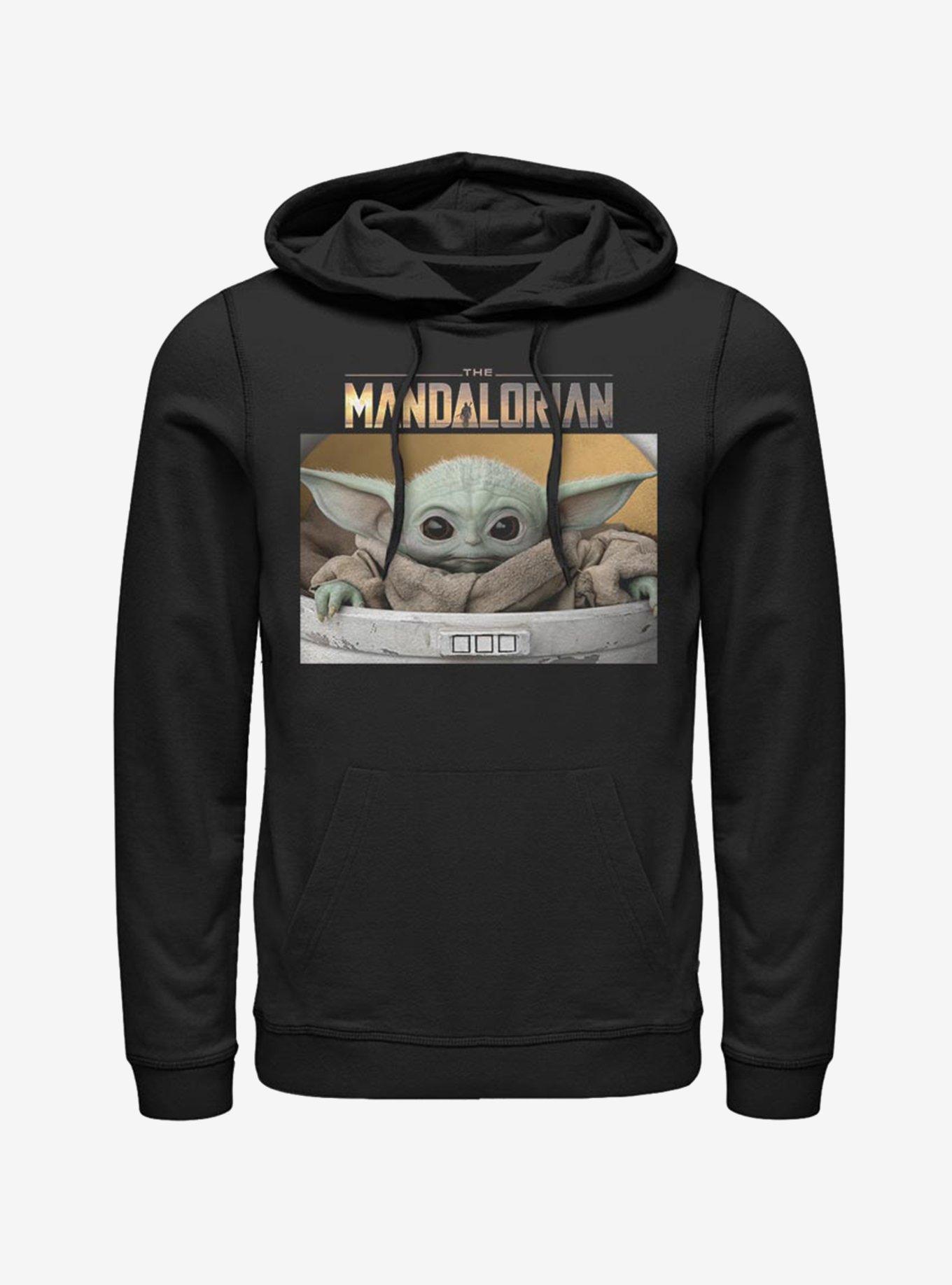 Star Wars The Mandalorian Small Box Hoodie, BLACK, hi-res