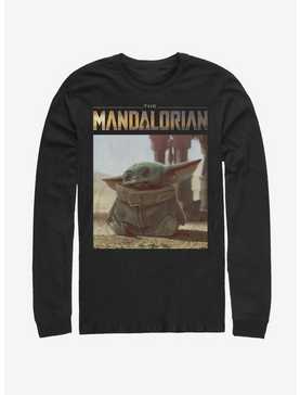 The Mandalorian Name Logo and The Child Long-Sleeve T-Shirt, , hi-res