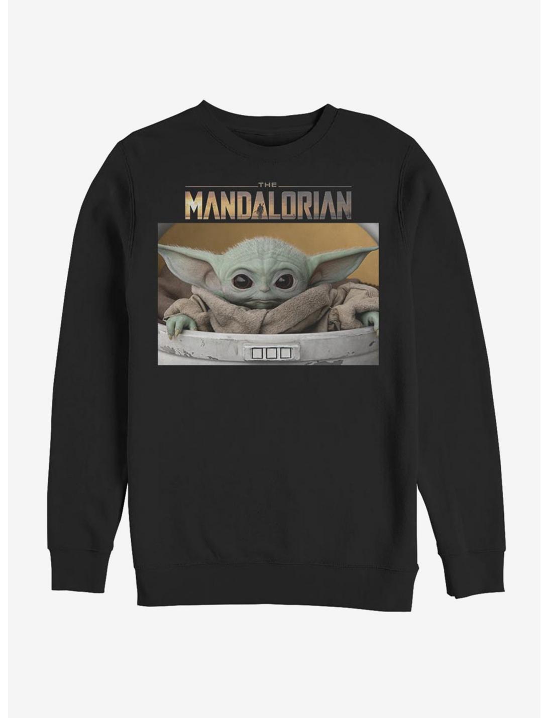 Star Wars The Mandalorian Small Box Sweatshirt, BLACK, hi-res
