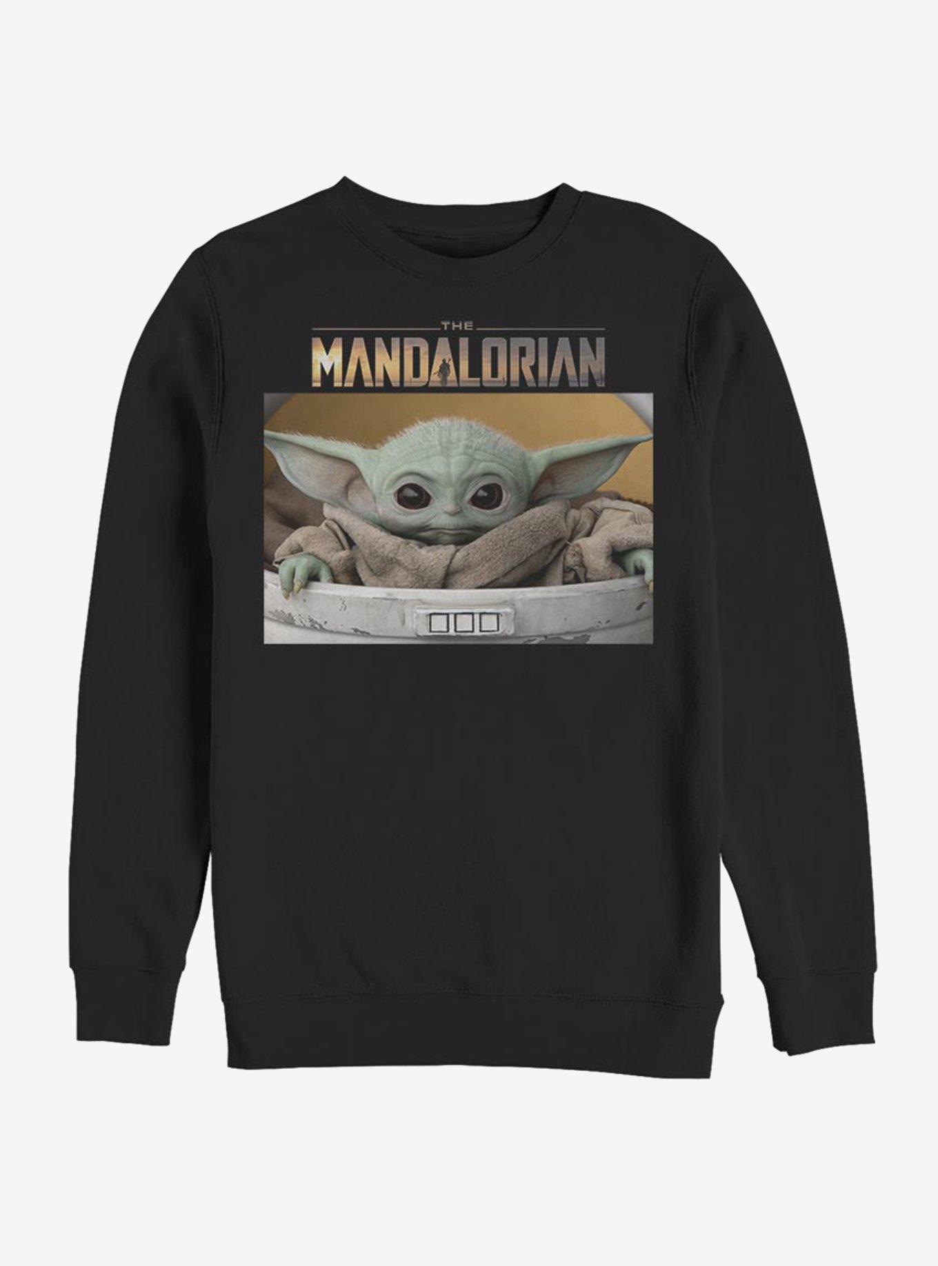 Star Wars The Mandalorian Small Box Sweatshirt, BLACK, hi-res