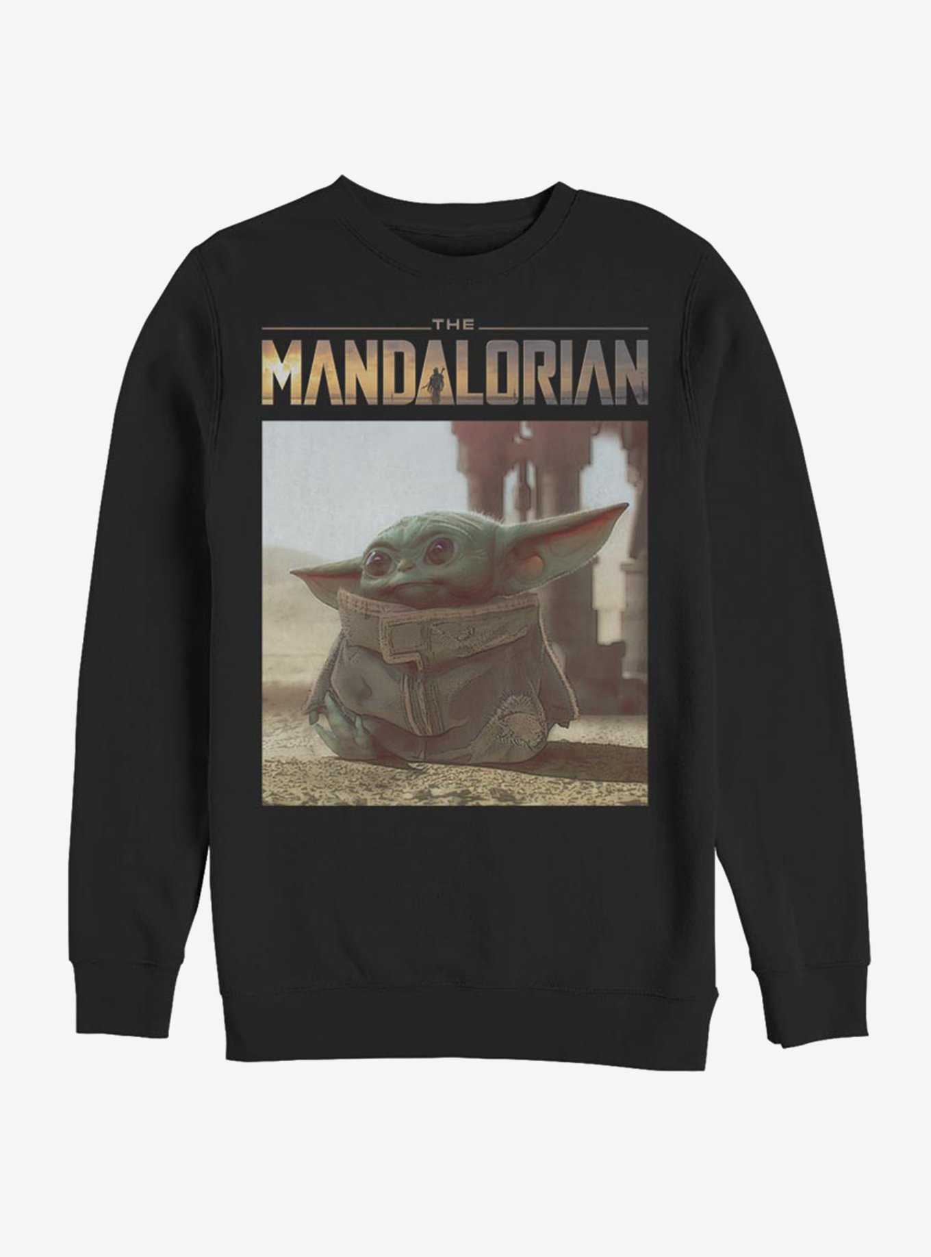 The Mandalorian Name Logo and The Child Sweatshirt, , hi-res