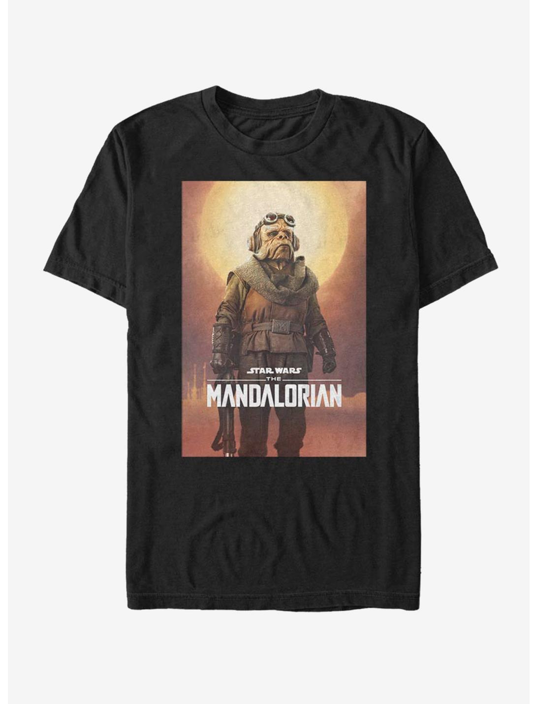 The Mandalorian Alien Poster T-Shirt, BLACK, hi-res