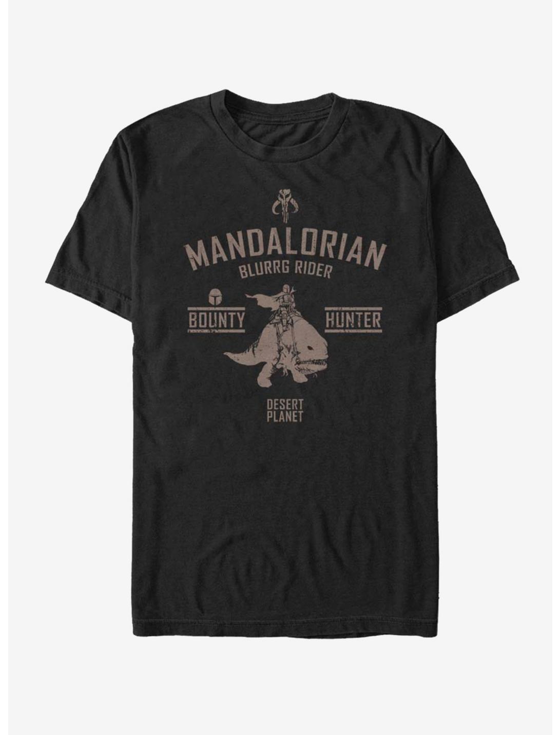 The Mandalorian Blurrg Rider T-Shirt, BLACK, hi-res