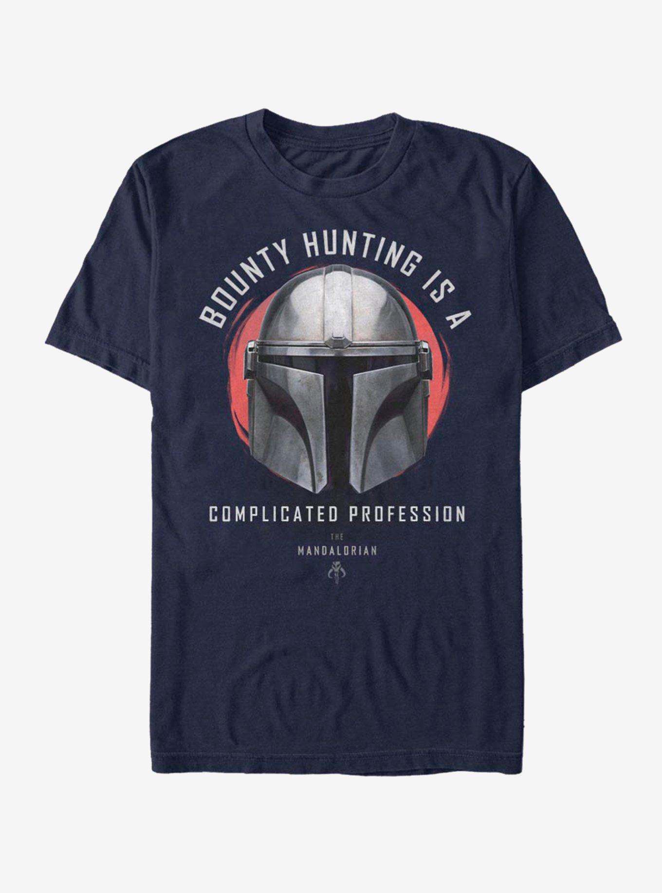 Star Wars The Mandalorian Bounty Goals T-Shirt, NAVY, hi-res