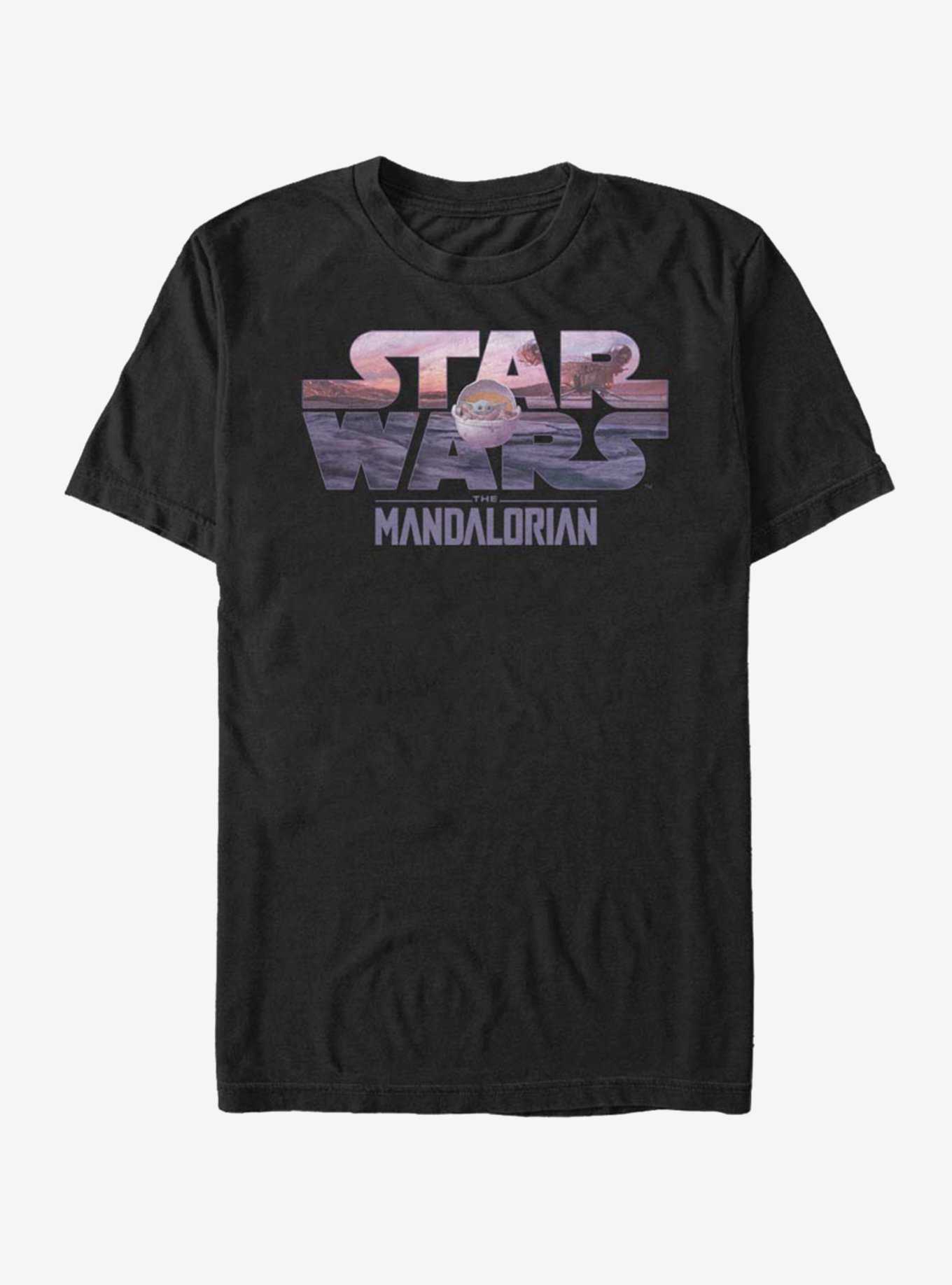 The Mandalorian The Child Logo Fill T-Shirt, , hi-res