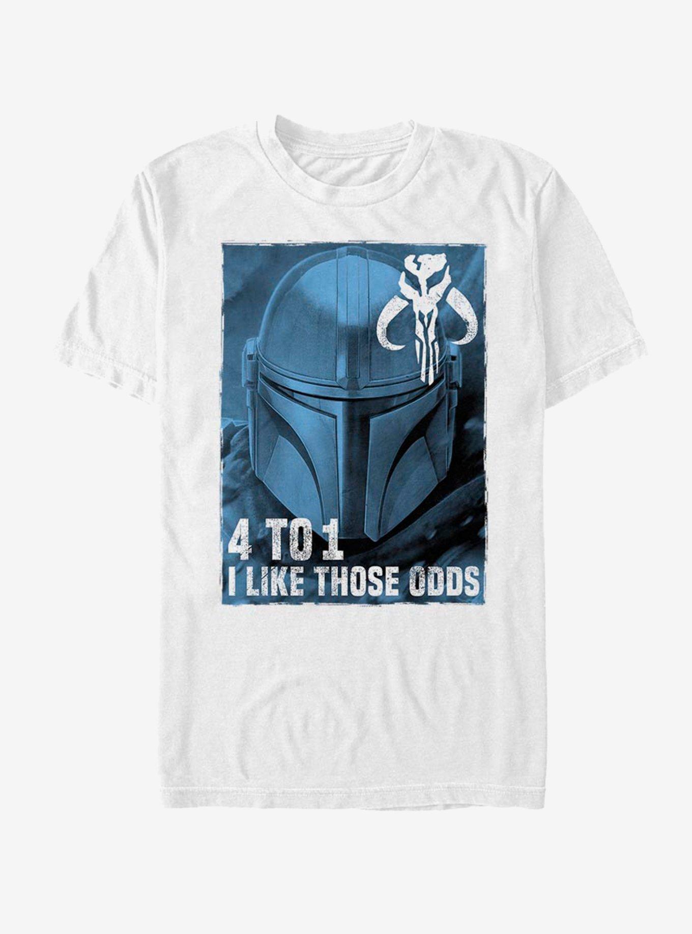 The Mandalorian Good Odds T-Shirt, WHITE, hi-res