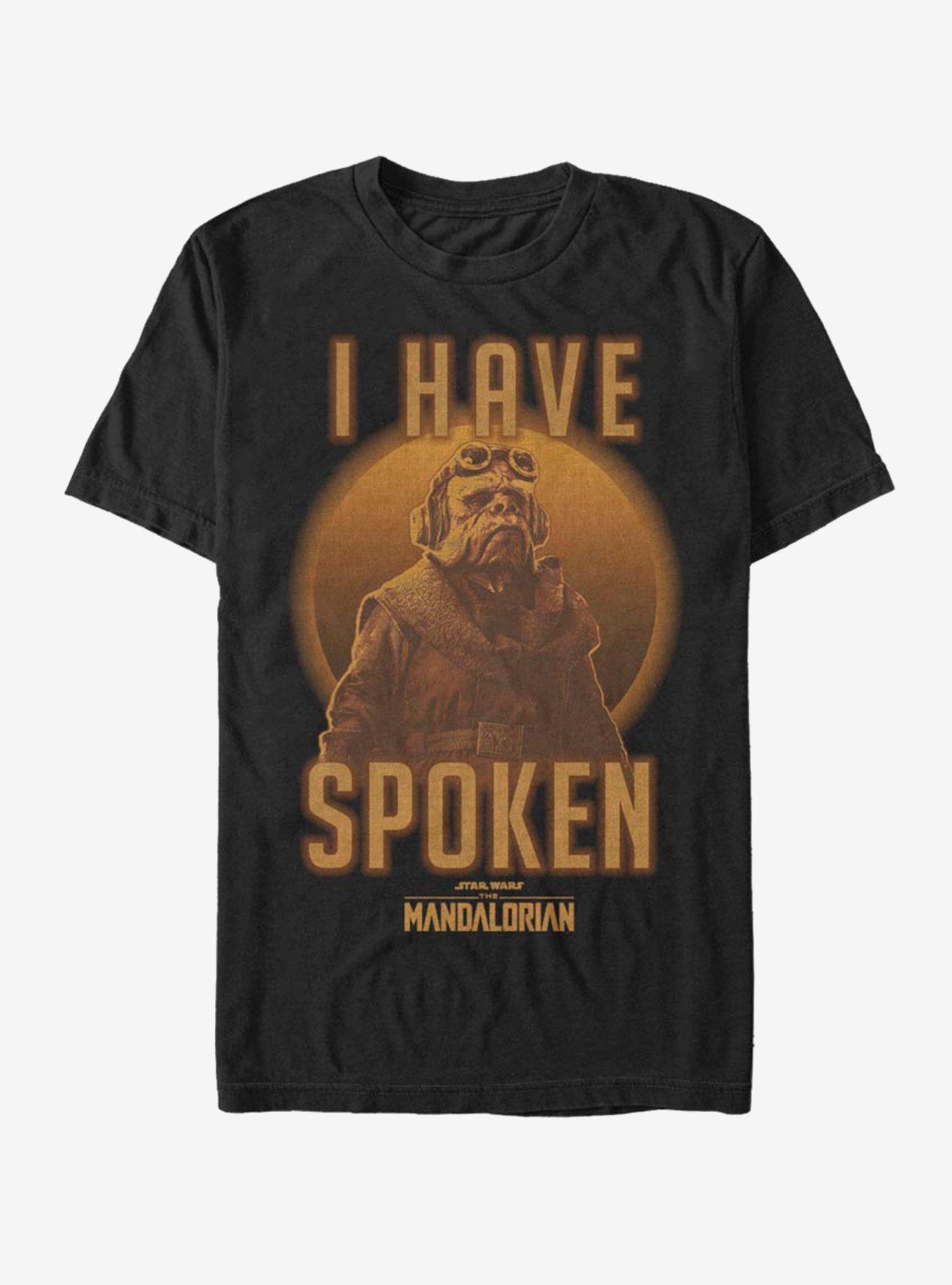The Mandalorian Kuill Has Spoken T-Shirt, BLACK, hi-res