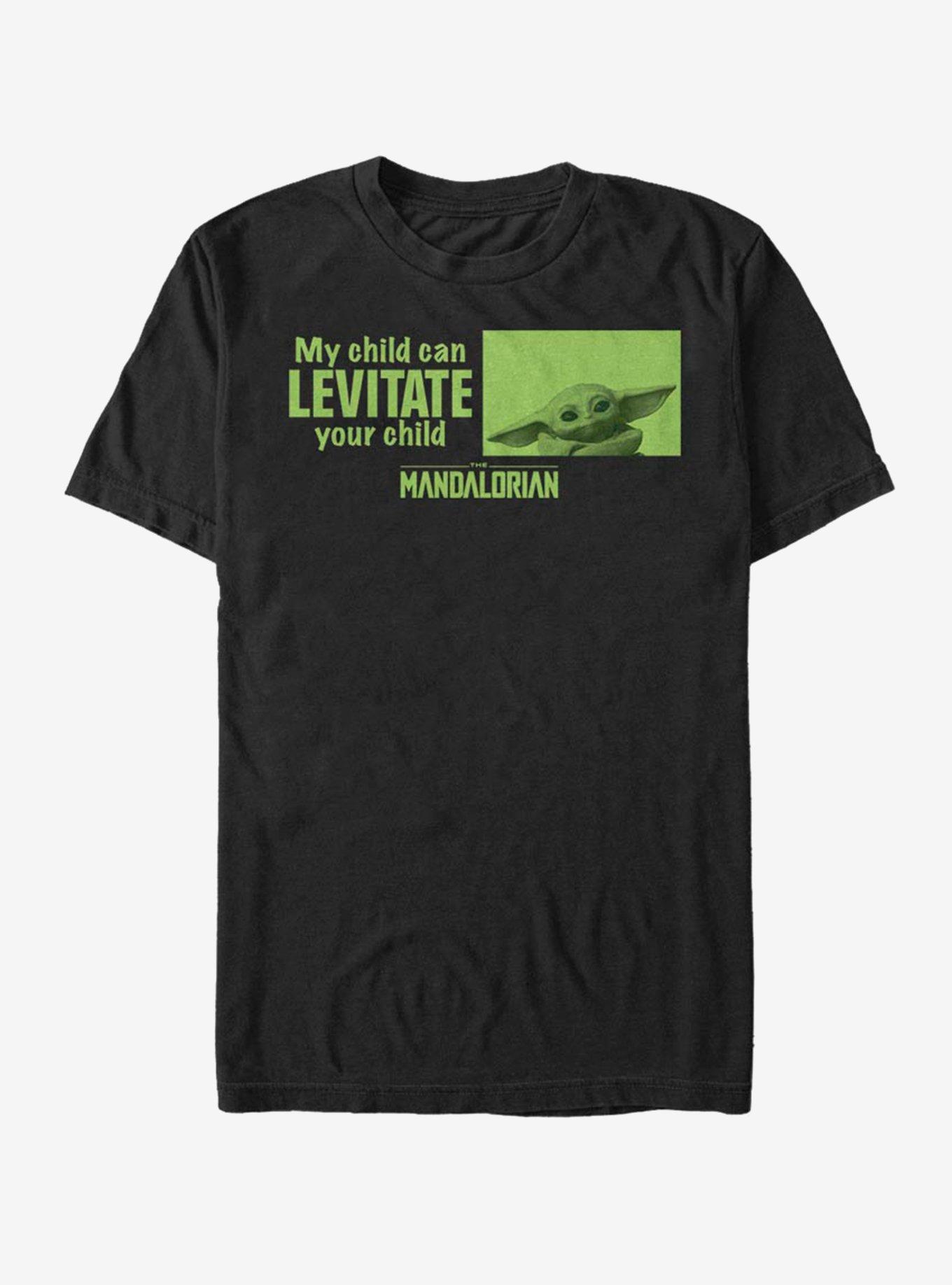 Star Wars The Mandalorian Levitate Child T-Shirt, BLACK, hi-res