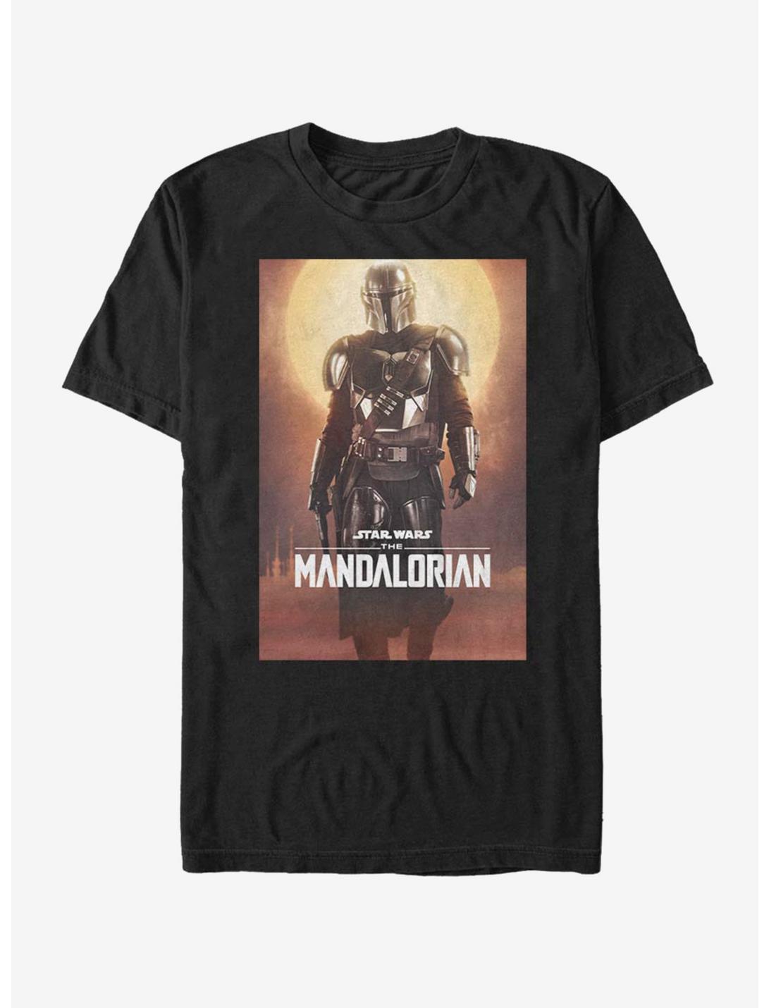 The Mandalorian Main Poster T-Shirt, BLACK, hi-res