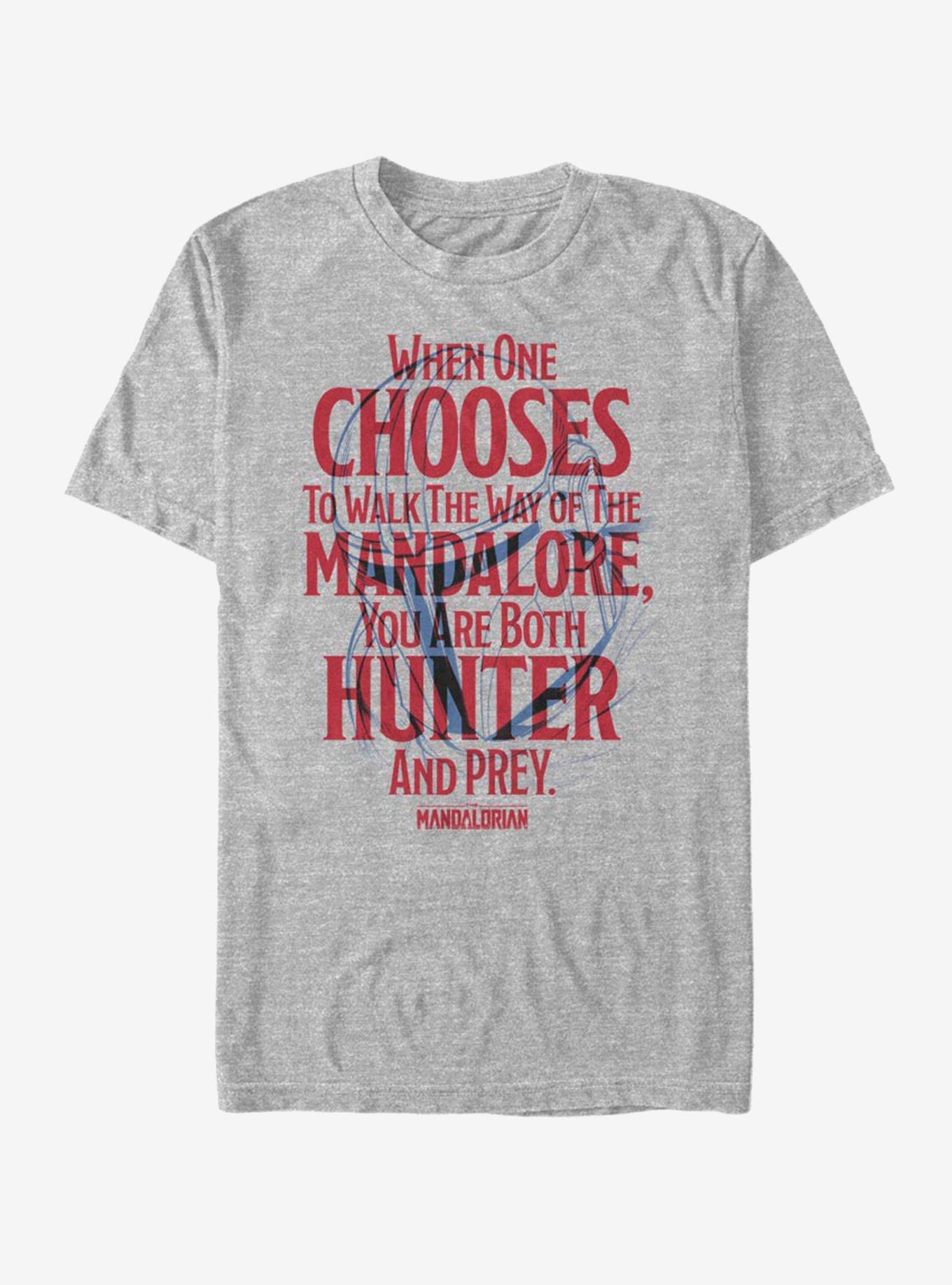 The Mandalorian Mandalore Line T-Shirt, ATH HTR, hi-res