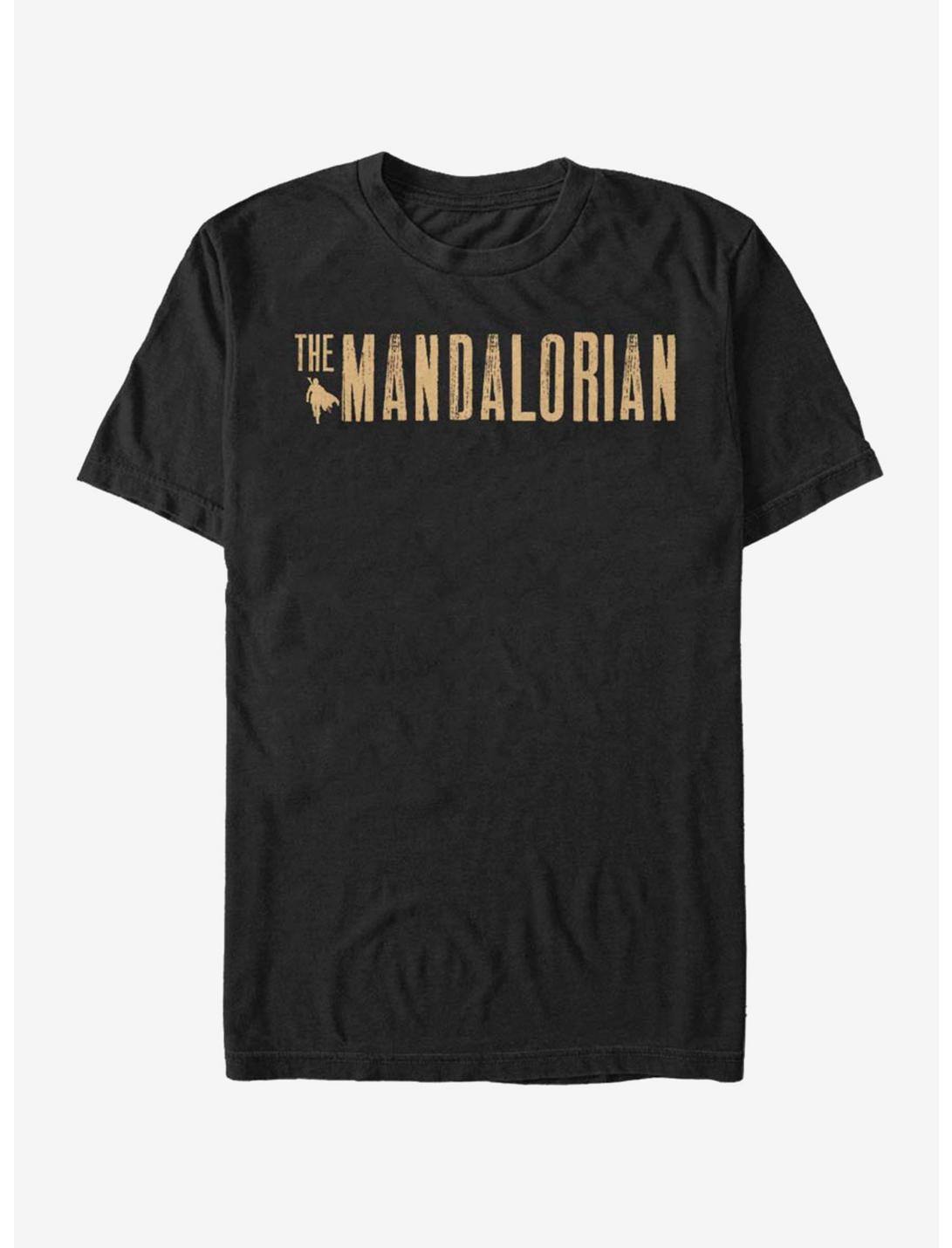 The Mandalorian Mandalorian Simplistic Logo T-Shirt, BLACK, hi-res